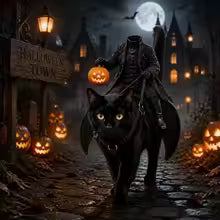 The Headless Horseman Rider™ Pet Costume